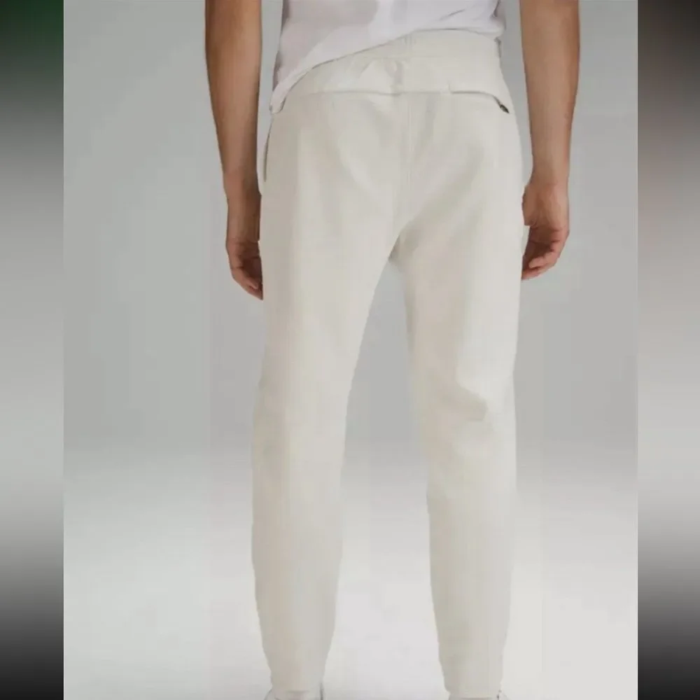 Lululemon Men’s Textured Spacer Classic-Tapered Pant Cream Bone XL